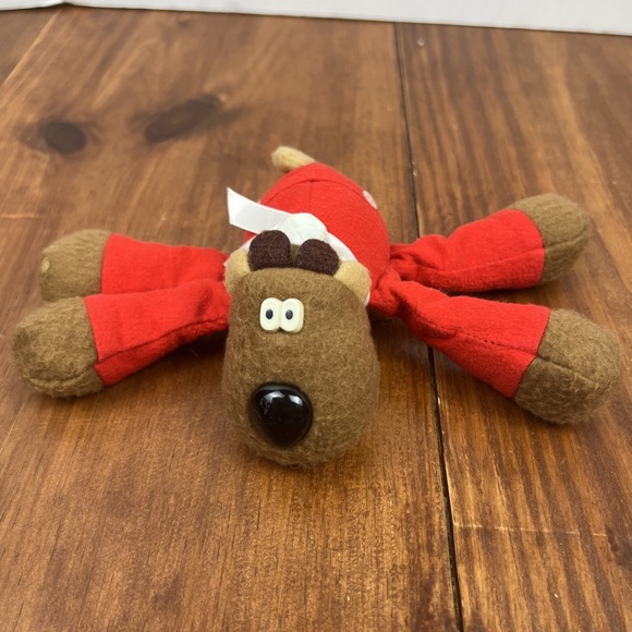 Hallmark Other - Hallmark Randy Christmas Reindeer‎ Red Stuffed Animal Plush Toy Rodney Friends